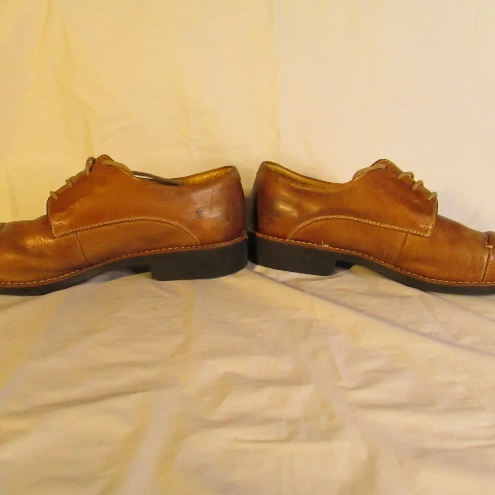 Sandro Moscoloni Tan Leather Oxfords